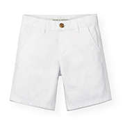 Hope & Henry Boys&#39; Stretch Chino Short (White Lined, 12-18 Months)