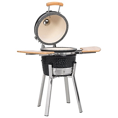 vidaXL Kamado Barbecue Grill Smoker Ceramic 31.9". View a larger version of this product image.
