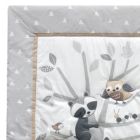 Alternate image 3 for Bedtime Originals Little Rascals Gray/Taupe/White Woodland Animals and Tree 3-Piece Baby Crib Bedding Set