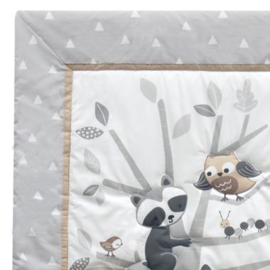 Bedtime Originals Little Rascals Gray/Taupe/White Woodland Animals and Tree 3-Piece Baby Crib Bedding Set. View a larger version of this product image.