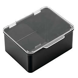 mDesign Stackable Countertop Storage Organizer Box with Lid