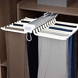 Kitcheniva Trousers Rack Sliding Pull Out Pants Hanger Closet Organizer Rack 22 Arm