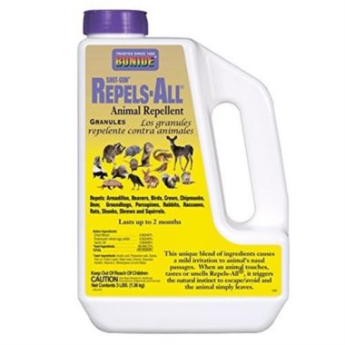 Bonide Products 2361 Repels-All Granules Animal Repellent, 3 Pound. View a larger version of this product image.