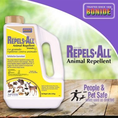 Bonide Products 2361 Repels-All Granules Animal Repellent, 3 Pound. View a larger version of this product image.