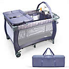 Alternate image 0 for Costway Portable Foldable Baby Playard Nursery Center with Changing Station-Gray