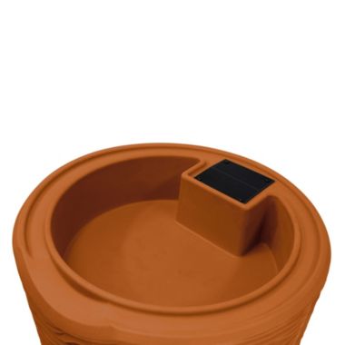 Good Ideas Planter Barrel Impressions 50 Gallon Palm Rain Saver - Terra Cotta. View a larger version of this product image.