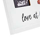 Alternate image 3 for Juvale Baby Sonogram Picture Frame for 3 Ultrasound Photos, Love at First Heartbeat (17 x 7.5 x 0.5 In, White)
