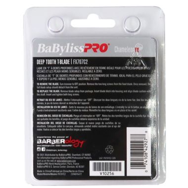 BaByliss Pro Replacement Titanium Deep Tooth T-Blade #FX707C2 - 3 Count. View a larger version of this product image.