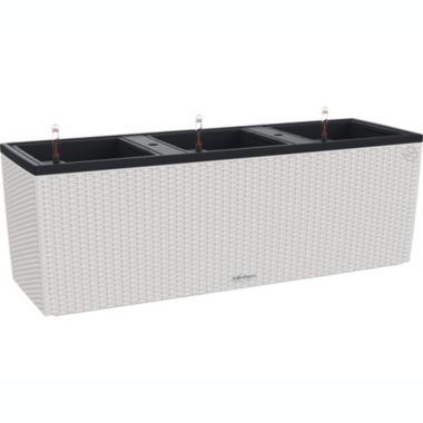 Lechuza USA 51" Gray All In One Wicker Finish Planter. View a larger version of this product image.