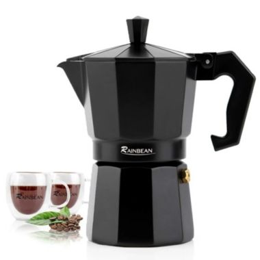 Rainbean Electric Aluminum Stovetop Espresso Maker. View a larger version of this product image.