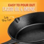 Alternate image 2 for NutriChef 3 Piece Set Non Stick Iron Skillet Frying Pan
