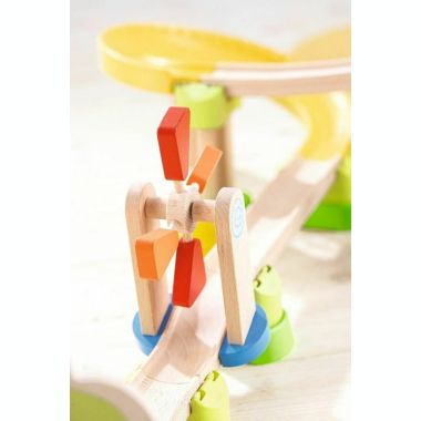 HABA Kullerbu Windmill Playset - 25 Piece Ball Track Starter Set. View a larger version of this product image.