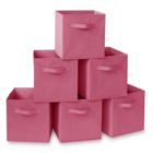 Alternate image 0 for Casafield Set of 6 Collapsible Fabric Cube Storage Bins - 11" Foldable Cloth Baskets for Shelves, Cubby Organizers & More