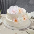 Alternate image 1 for Juvale 12 Inch Cake Drum, Silver Round Boards Cardboard for Wedding (1/2 Inch Thick, 3 Pack)