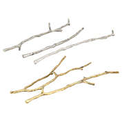 Signature Home Collection Set of 5 Gold and Silver Branches Wall Decor 17.5"