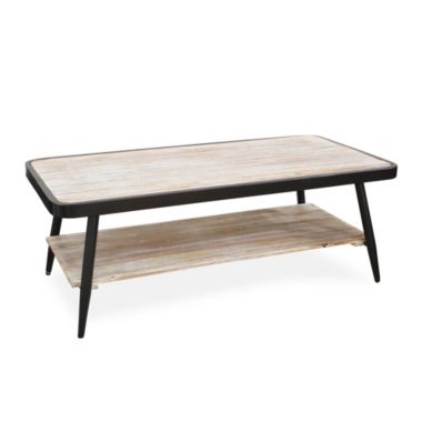Cheungs Home Decorative Industrial style rectangular side table. View a larger version of this product image.