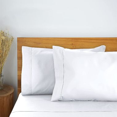 2PC Rayon From Bamboo Solid Performance Pillowcase Set - Luxclub. View a larger version of this product image.