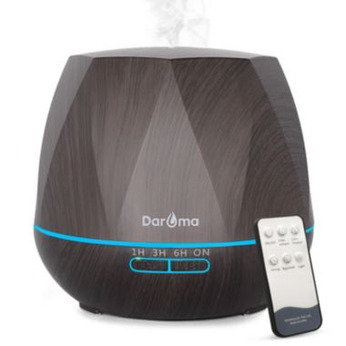 Daroma Essential 5 In 1 Aroma Oil Diffuser 550ml Dark Wood Grain. View a larger version of this product image.