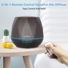 Alternate image 1 for Daroma Essential 5 In 1 Aroma Oil Diffuser 550ml Dark Wood Grain