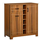 Alternate image 0 for HOMCOM Retro Wine Cabinet for 6 Bottles, Wine Rack Sideboard Serving Bar with 2 Cabinets and 1 Drawer, Brown