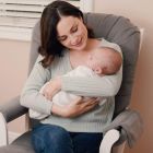 Alternate image 1 for Swaddle Blanket Baby Girl Boy Easy Adjustable 3 Pack Infant Sleep Sack Wrap Newborn Babies by Comfy Cubs (Small (0-3 Month), Grey)