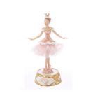 Alternate image 1 for Kurt Adler Pink Ballerina Figure With Musical Base Table Piece, 10"