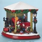 Alternate image 0 for Santas Train Station Revolving Musical Light Up Christmas Amusements Figurine