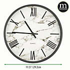 Alternate image 2 for mDesign Modern Wall Clock for Office, Bedroom, Kitchen
