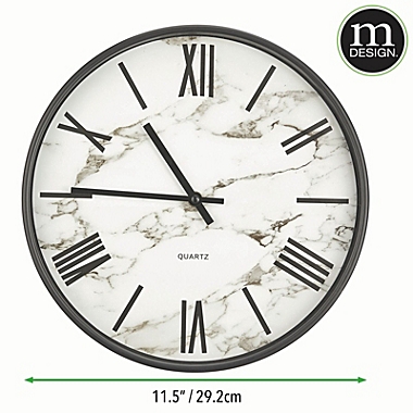mDesign Modern Wall Clock for Office, Bedroom, Kitchen. View a larger version of this product image.