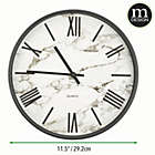 Alternate image 3 for mDesign Modern Wall Clock for Office, Bedroom, Kitchen