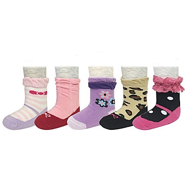 Wrapables Sweet Girl Non-Skid Mary Jane Socks (Set of 10) / Sweet Girl Mary Jane. View a larger version of this product image.