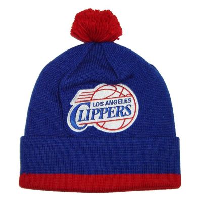 Cuffed Beanie Hat Red Los Angeles Clippers 