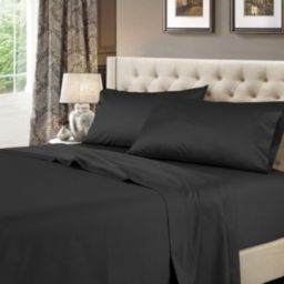 Egyptian Linens Solid 600 Thread Count Cotton Sheets Set