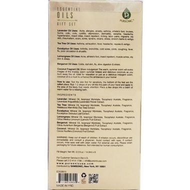 Pursonic Essential Aromatherapy Oils - 6 Pack Gift Set. View a larger version of this product image.