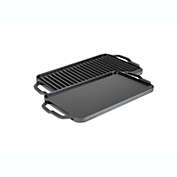 Lodge Chef Collection 19.5 X 10 Inch Cast Iron Reversible Grill/Griddle