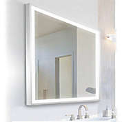 Ketcham Medicine Cabinets Stellar Series Surface Mounted Stainless Steel Frame LED Mirror
