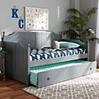 Alternate image 0 for Baxton Studio Millie Cottage Farmhouse Grey Finished Wood Twin Size Daybed With Trundle - Gray