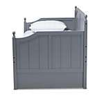 Alternate image 3 for Baxton Studio Millie Cottage Farmhouse Grey Finished Wood Twin Size Daybed With Trundle - Gray