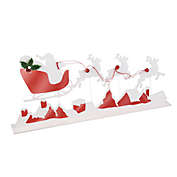 Midwest 31" Red and White Reindeer Silhouette Tabletop Christmas Decor