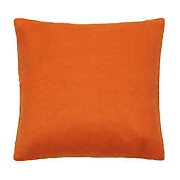 Unique Bargains Solid Throw Pillow Covers, Decorative Farmhouse 80/20 Viscose(Derived from Bamboo) Throw Pillowcase Cushion Cover, Euro Tangerine