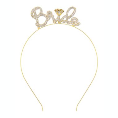 Beistle Party Decorative Rhinestone Bride Headband - 12 Pack, (1/Pkg). View a larger version of this product image.