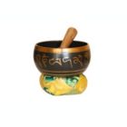 Alternate image 1 for Cottage Handicraft, The Black Coloured Singing Bowl, Small with free Elephant Gift