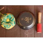 Alternate image 3 for Cottage Handicraft, The Black Coloured Singing Bowl, Small with free Elephant Gift