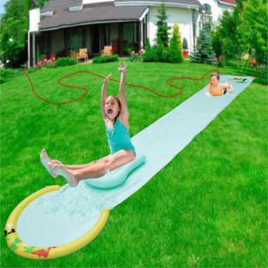 Hoovy Water Splash Slip and Slide Toy with Bodyboard. View a larger version of this product image.