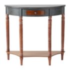 Alternate image 0 for Accent Plus Vintage-Look Half-Moon Wood Hall Table