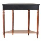 Alternate image 1 for Accent Plus Vintage-Look Half-Moon Wood Hall Table