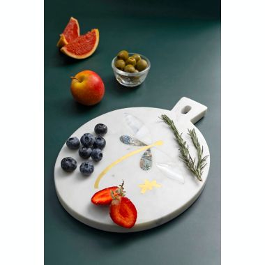 GAURI KOHLI Meridian Marble Cheese Board - Small. View a larger version of this product image.