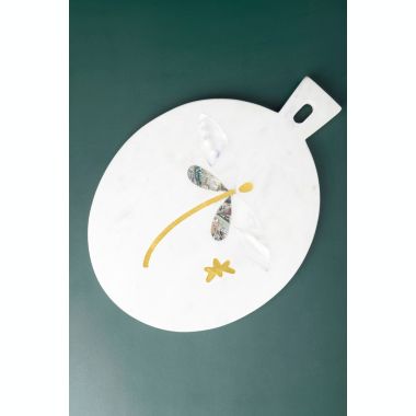 GAURI KOHLI Meridian Marble Cheese Board - Small. View a larger version of this product image.