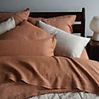 Alternate image 3 for 100% French Linen Duvet Cover - King/Cal King - Canyon Heather   BOKSER HOME