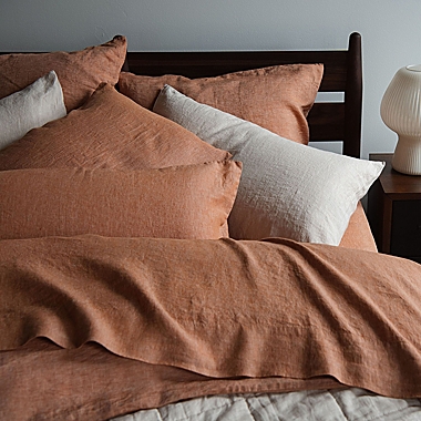 100% French Linen Duvet Cover - King/Cal King - Canyon Heather   BOKSER HOME. View a larger version of this product image.